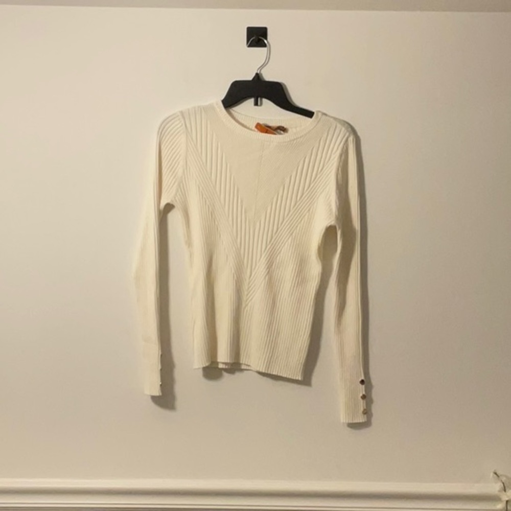 Belldini Cream Crew Neck Sweater